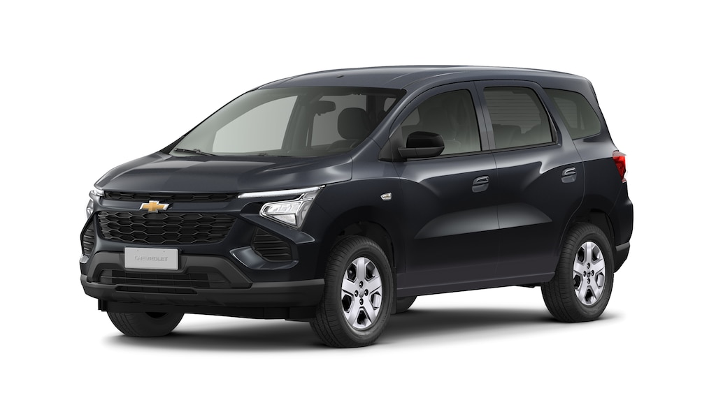 Chevrolet Spin AT na cor Cinza Rush